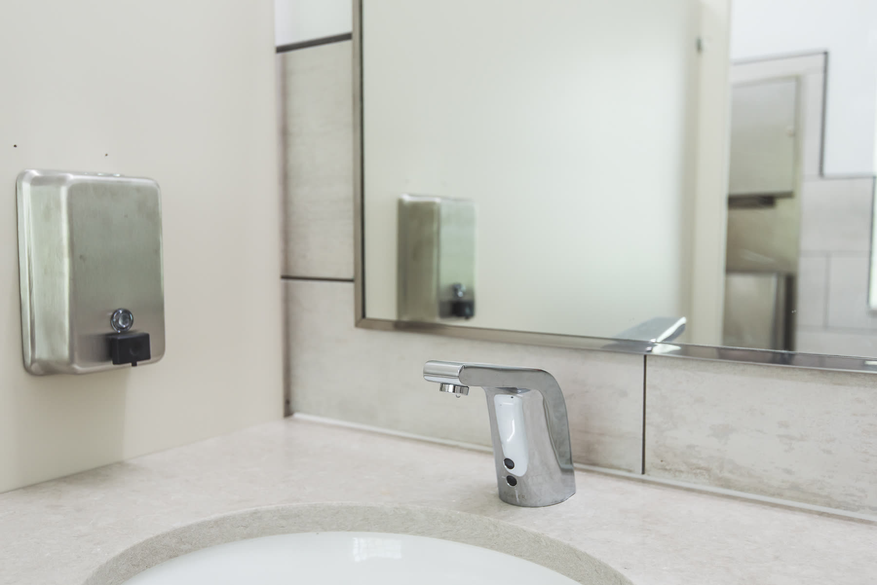 Ridgewood Hills community pool bathroom build 18