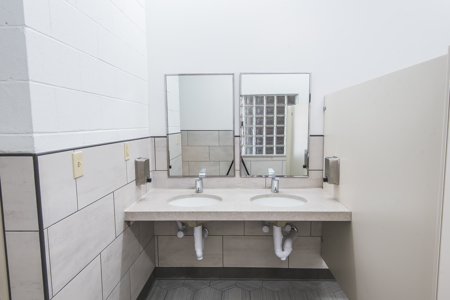 Ridgewood Hills community pool bathroom build 32