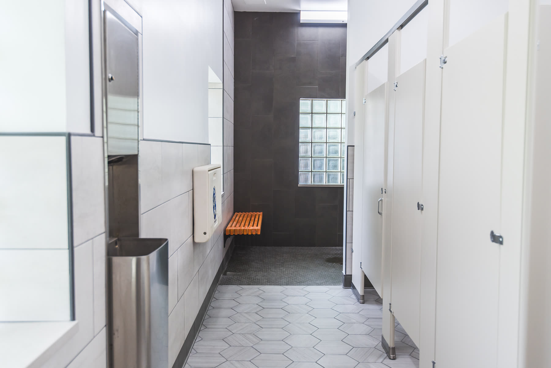 Ridgewood Hills community pool bathroom build 29