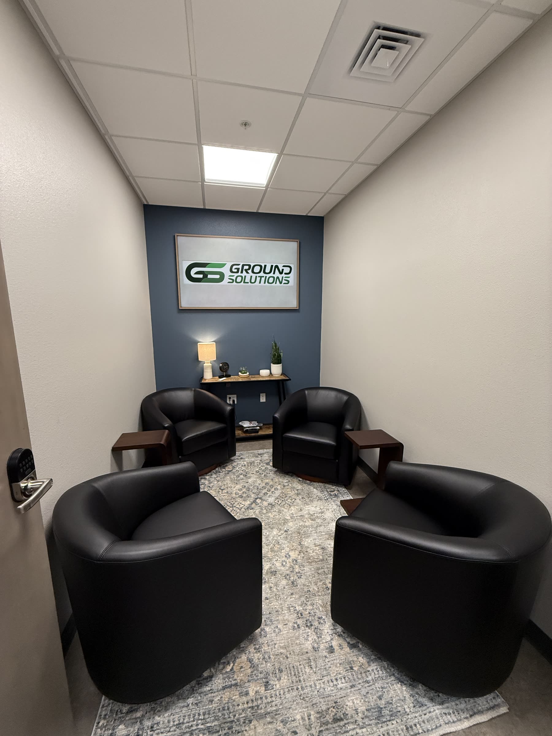 Interior commercial construction work in progress