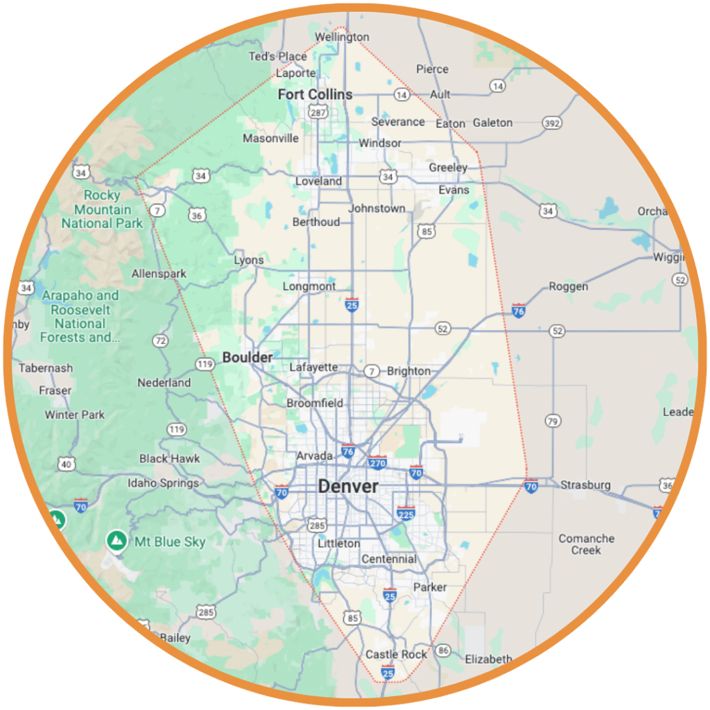 G2 Construction service area map