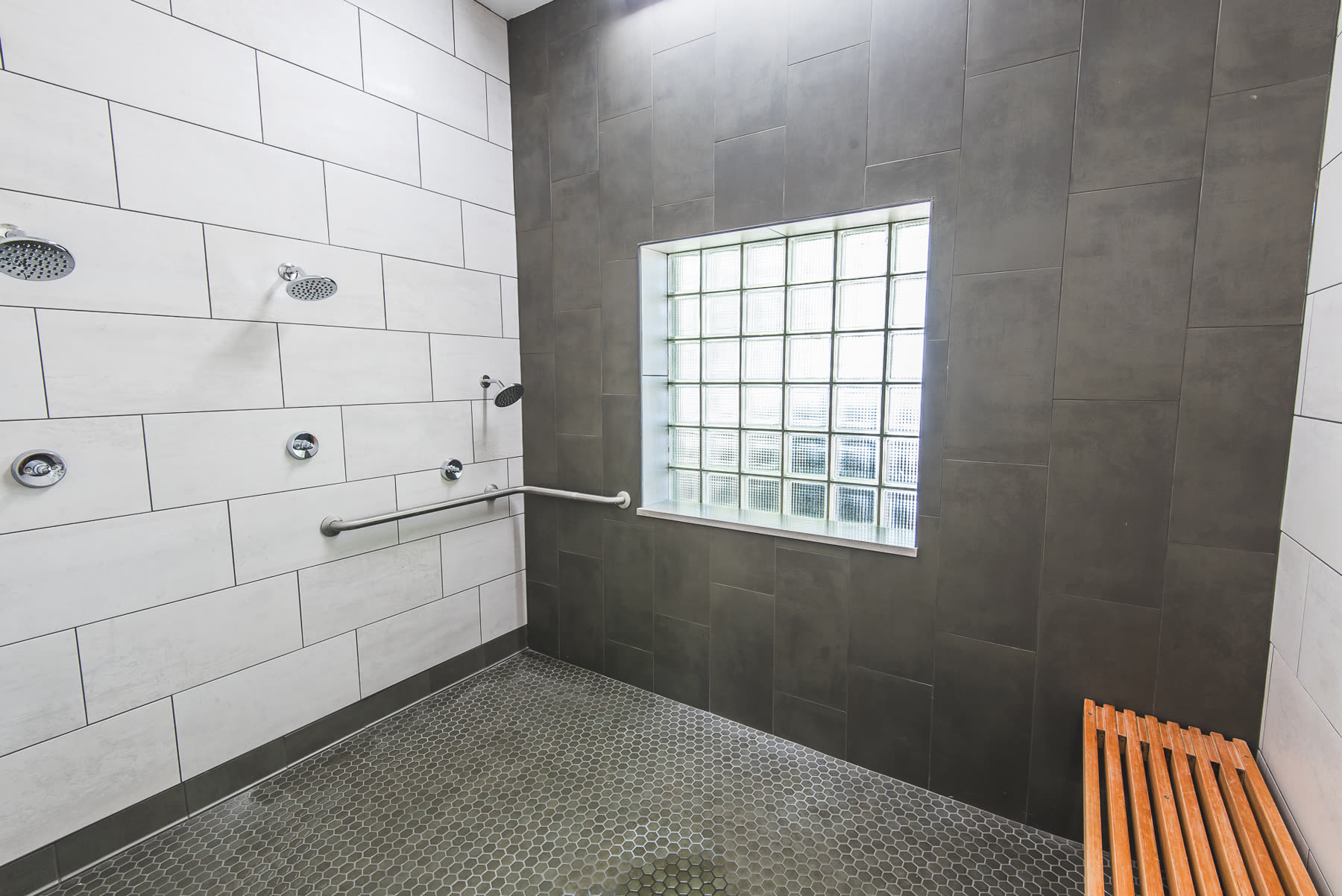 Ridgewood Hills community pool bathroom build 34