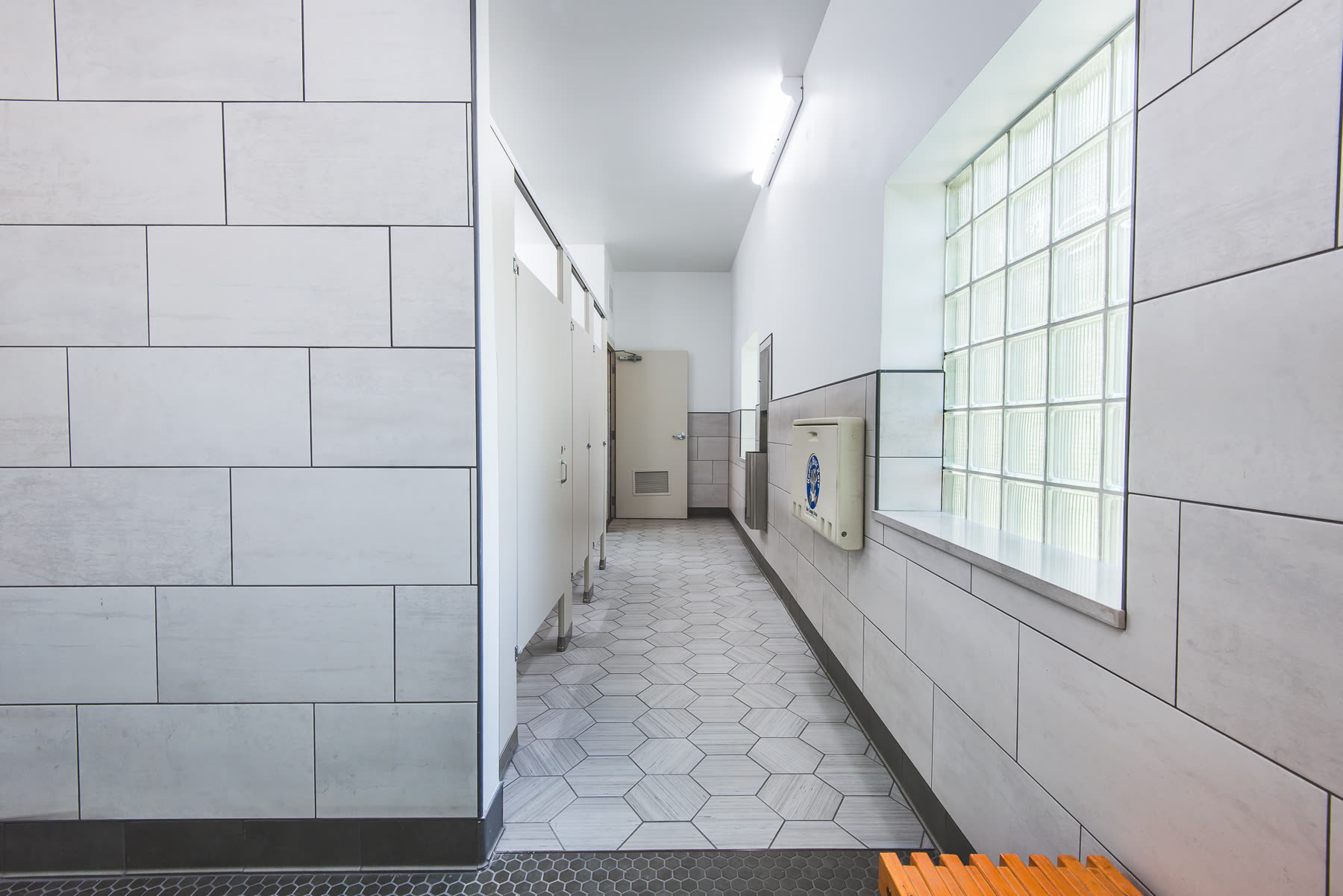 Ridgewood Hills community pool bathroom build 15